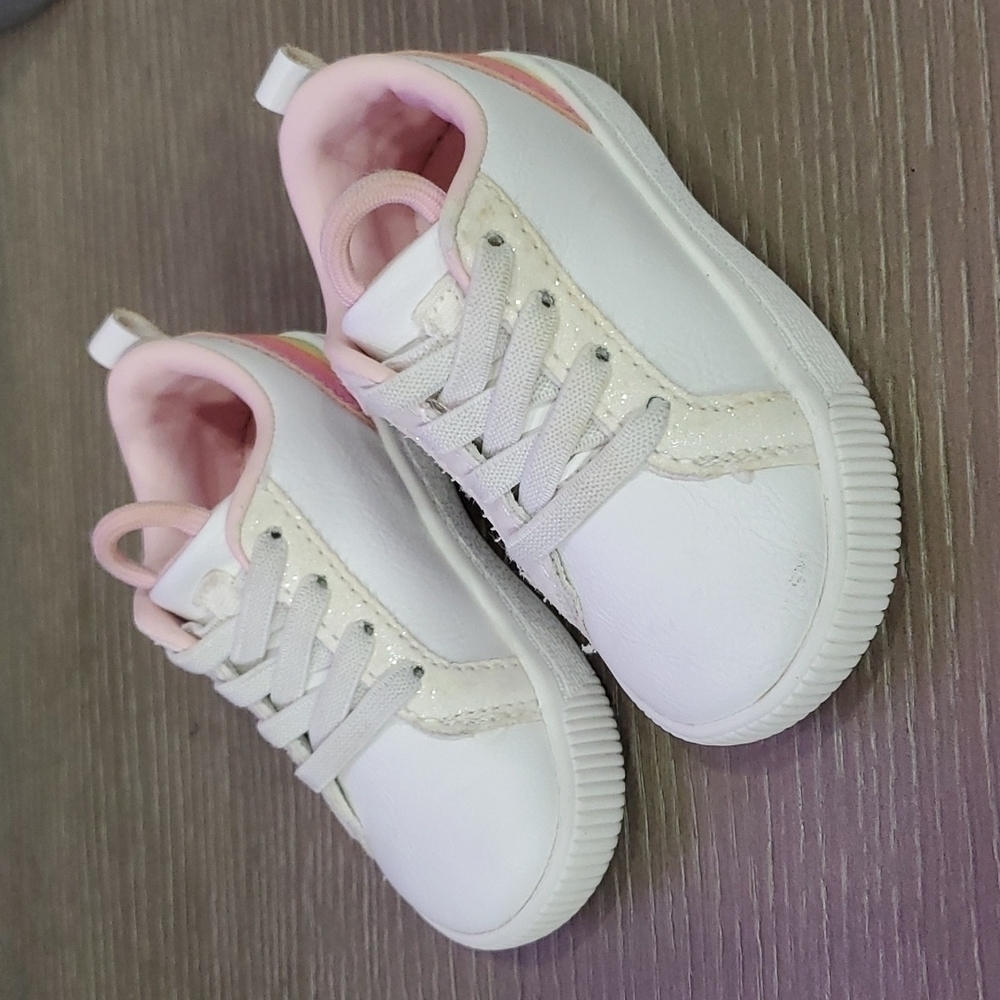 CARTERS rainbow Slip-ons size 4